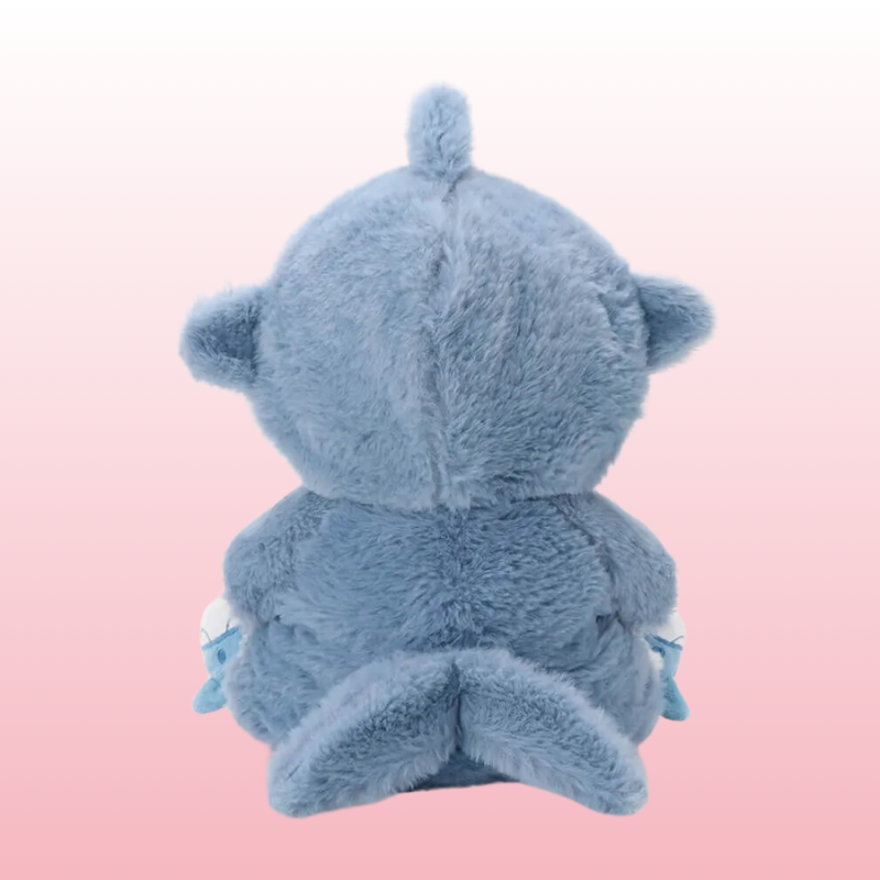 Puffy Bear Blue Shark | Adorable Handmade Teddy Bear