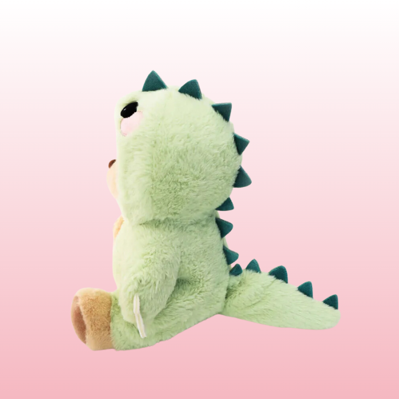 Puffy Bear Dino Verde | Adorable Osito Hecho a Mano