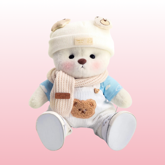 Puffy Bear Abrigado | Adorable Osito Hecho a Mano