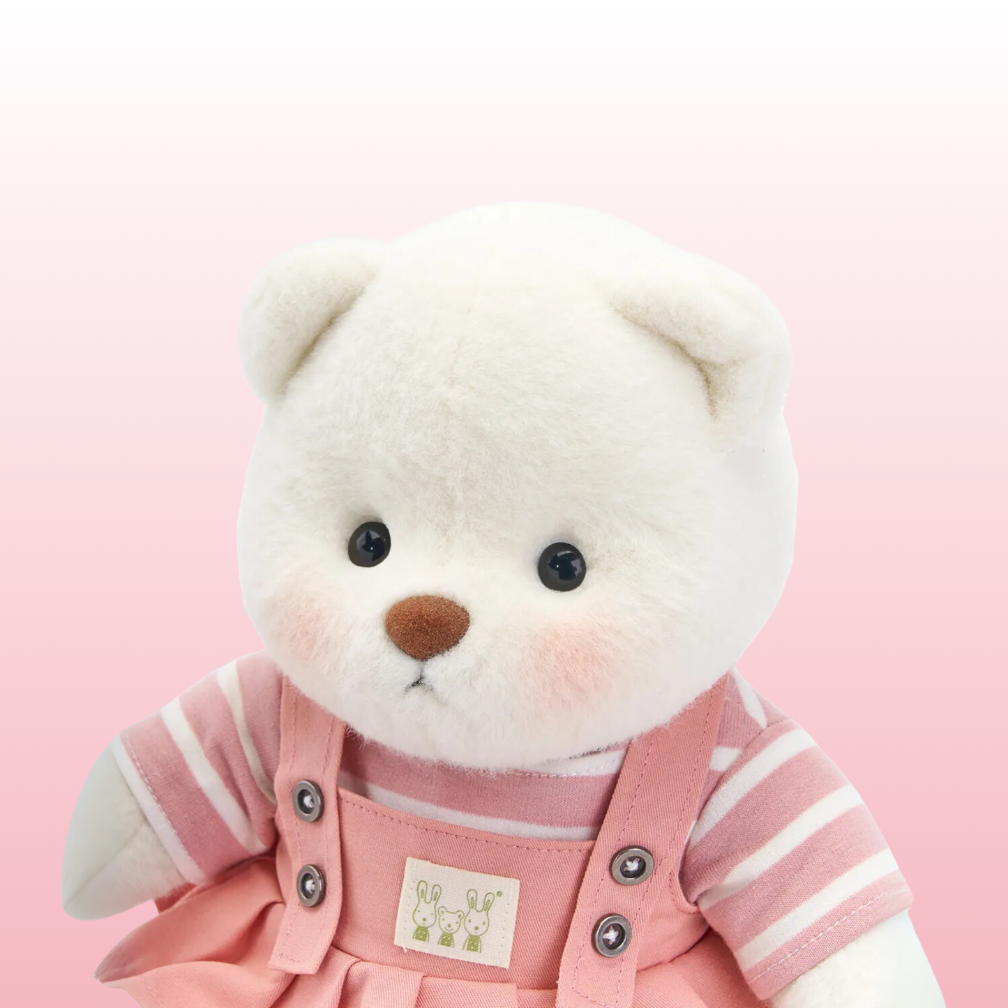 Puffy Bear Vestido Rosa | Adorable Osito Hecho a Mano