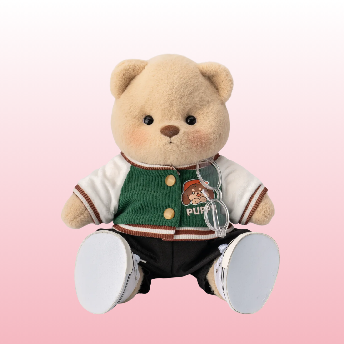 Puffy Bear Estudiante | Adorable Osito Hecho a Mano
