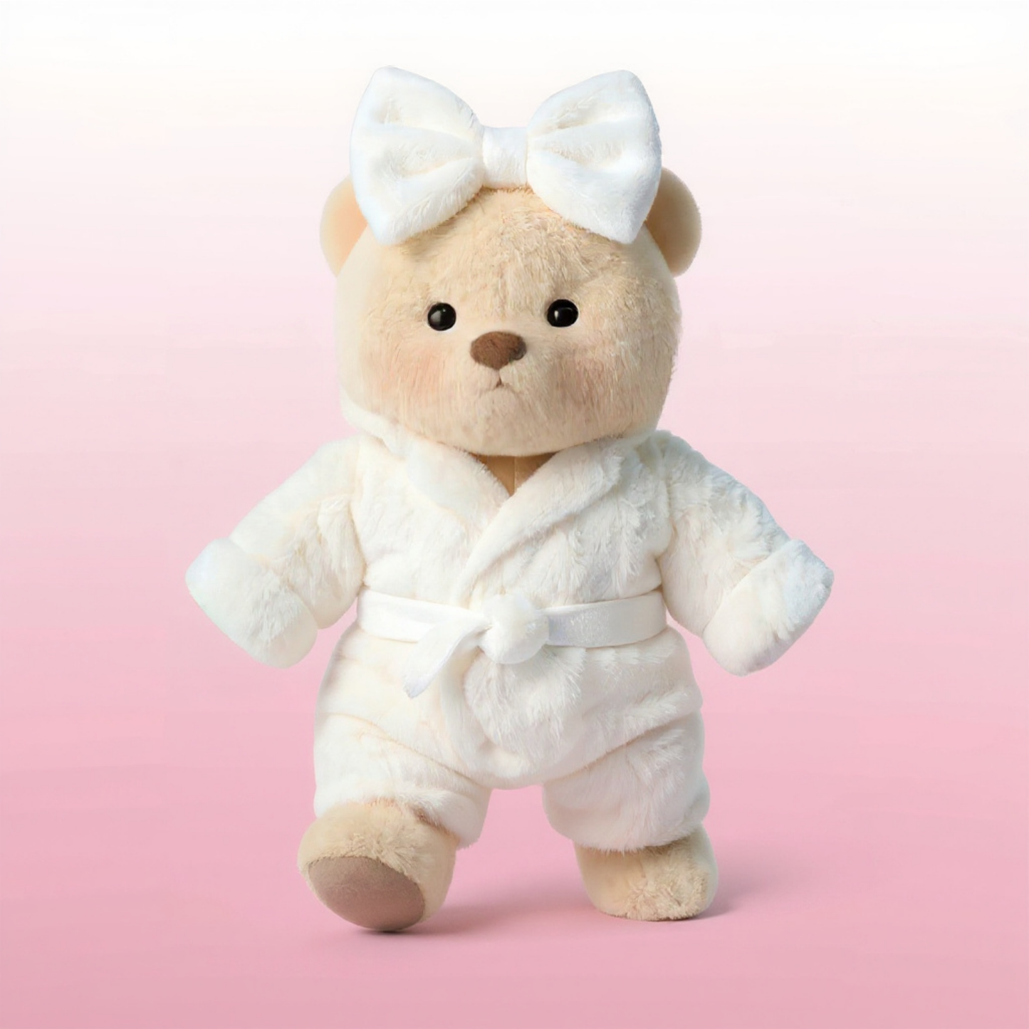 Puffy Bear Albornoz | Adorable Osito Hecho a Mano