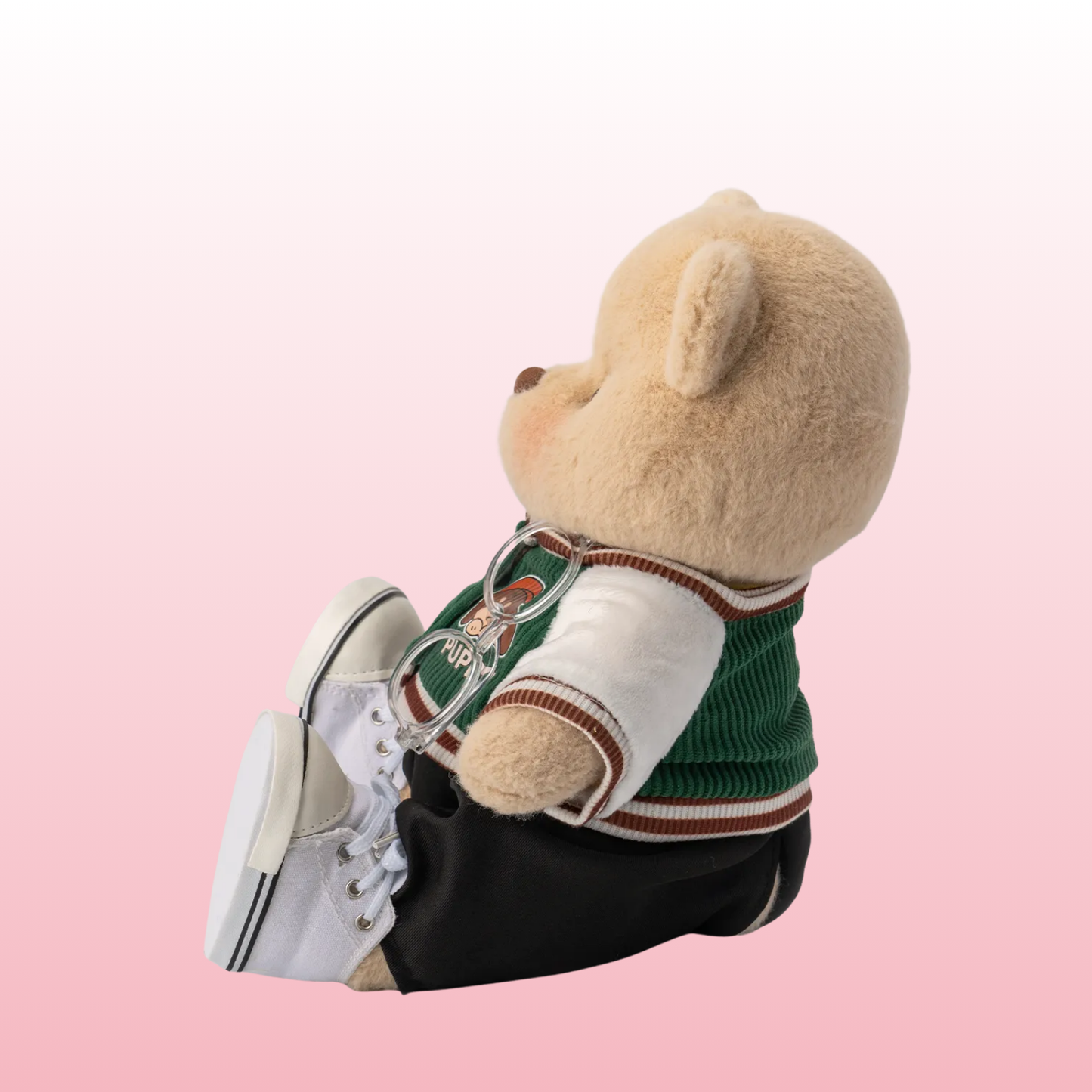 Puffy Bear Estudiante | Adorable Osito Hecho a Mano