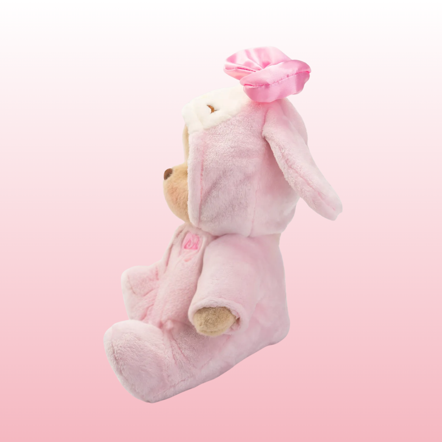 Puffy Pink Love | Adorable Osito Hecho a Mano