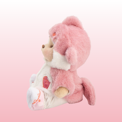 Puffy Tibu Rosa | Adorable Osito Hecho a Mano