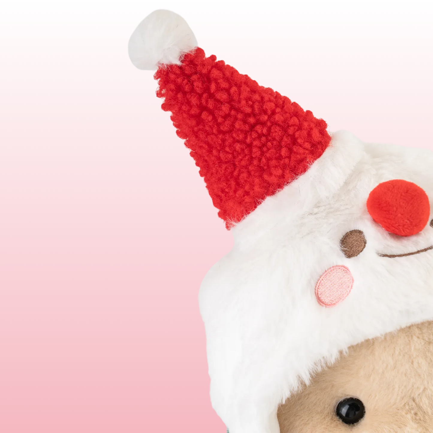 Puffy Muñeco de Nieve | Adorable Osito Navidad Hecho a Mano