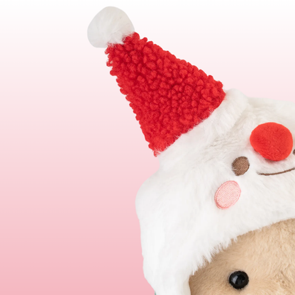 Puffy Muñeco de Nieve | Adorable Osito Navidad Hecho a Mano