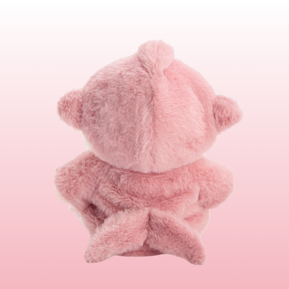 Puffy Tibu Rosa | Adorable Osito Hecho a Mano