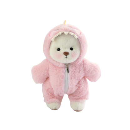 Puffy Bear Dino Rosa