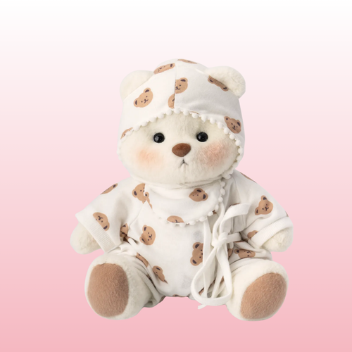 Puffy Pijama | Adorable Osito Hecho a Mano