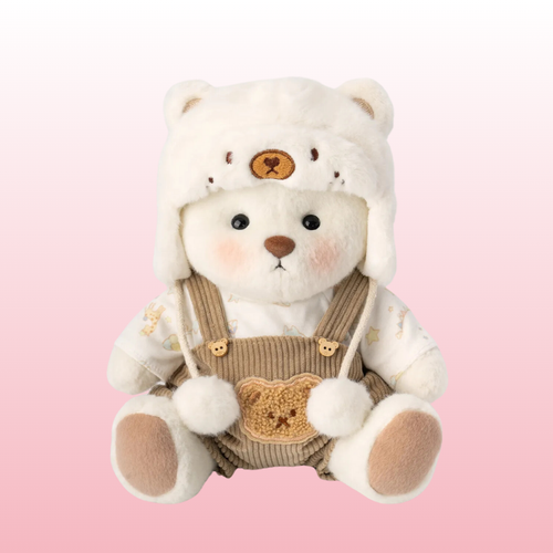 Puffy Bear Montañero | Adorable Osito Hecho a Mano