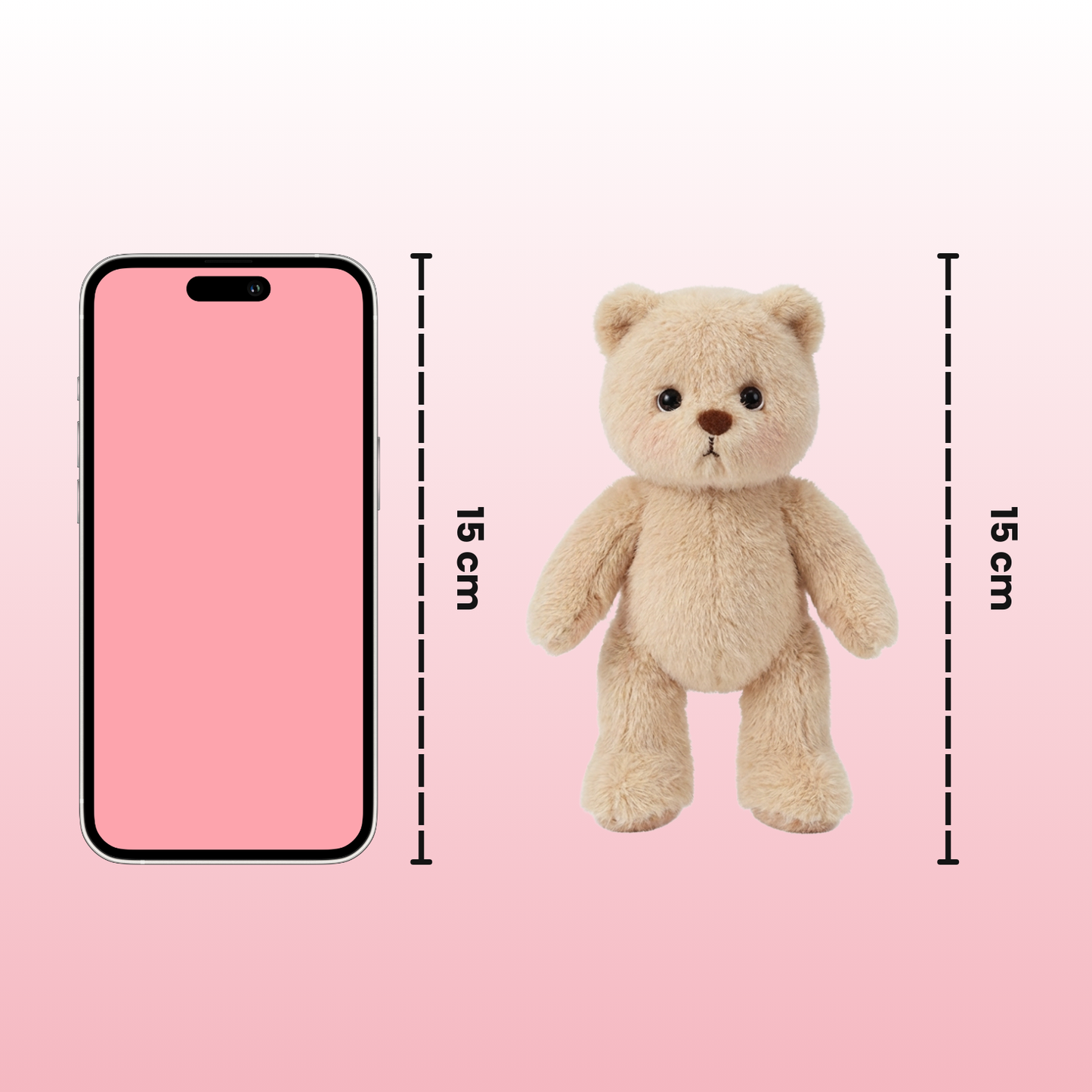 Mini Puffy Charm | Adorable Mini Osito Hecho a Mano