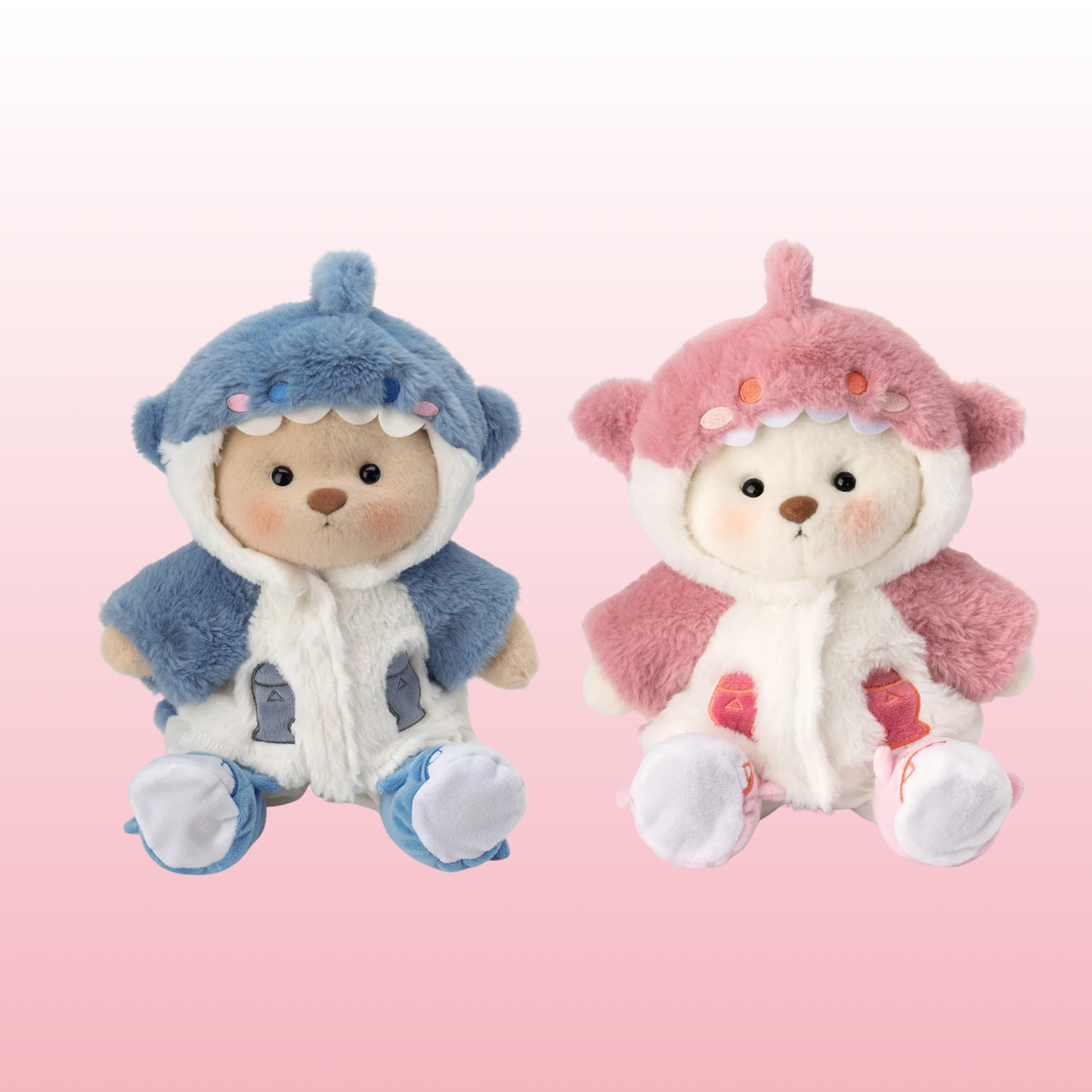 Pack Puffy Tibu | Rosa y Azul Combinados