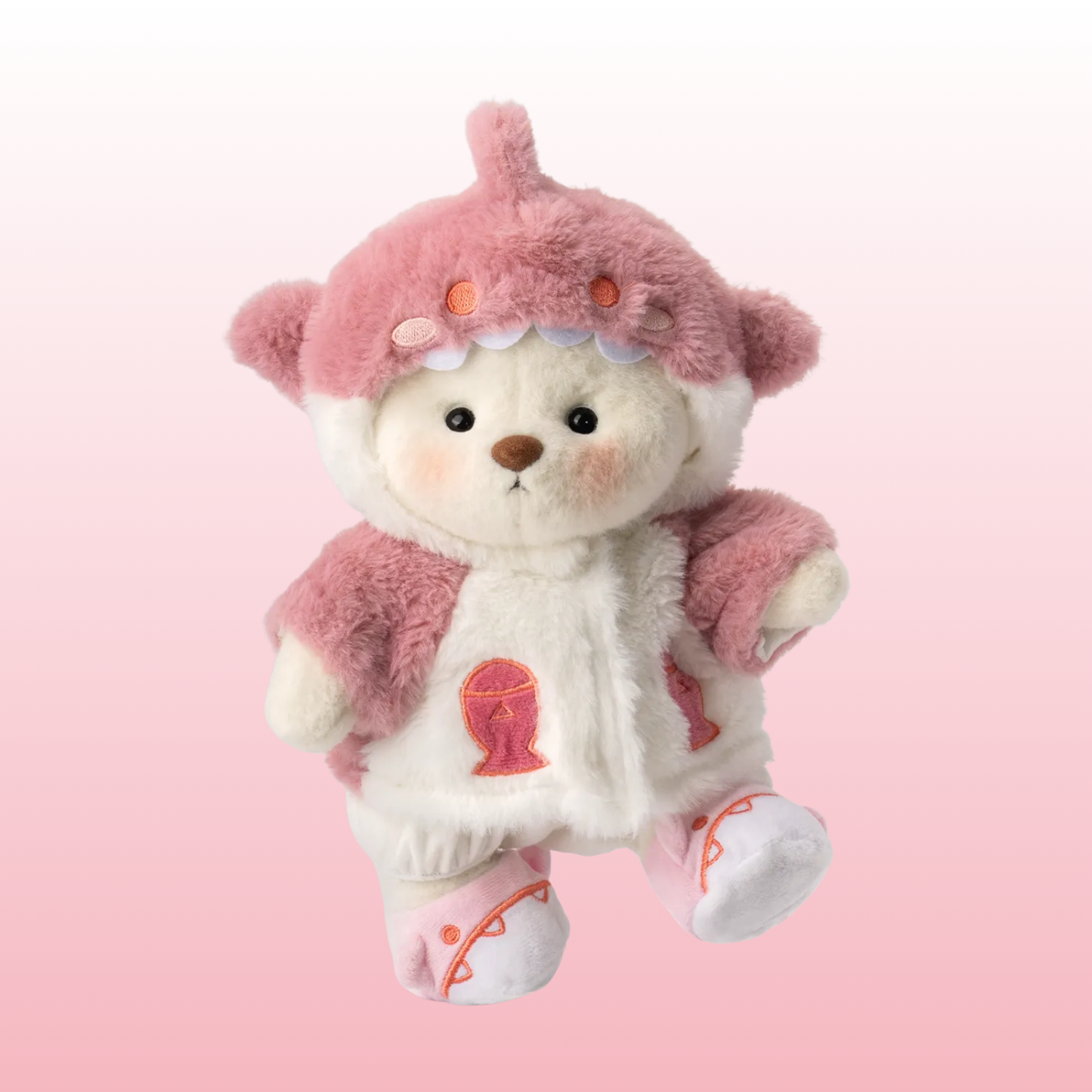 Puffy Tibu Rosa | Adorable Osito Hecho a Mano