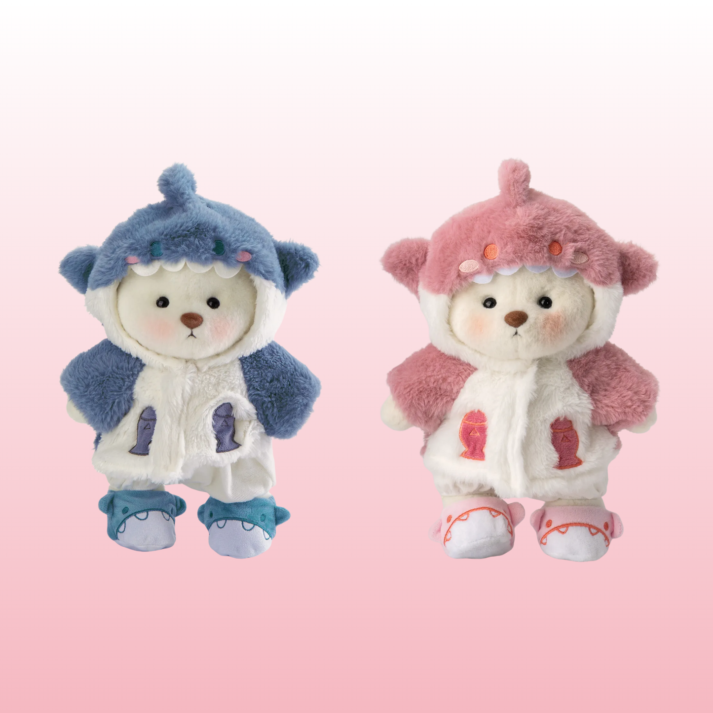 Pack Puffy Tibu | Rosa y Azul Combinados