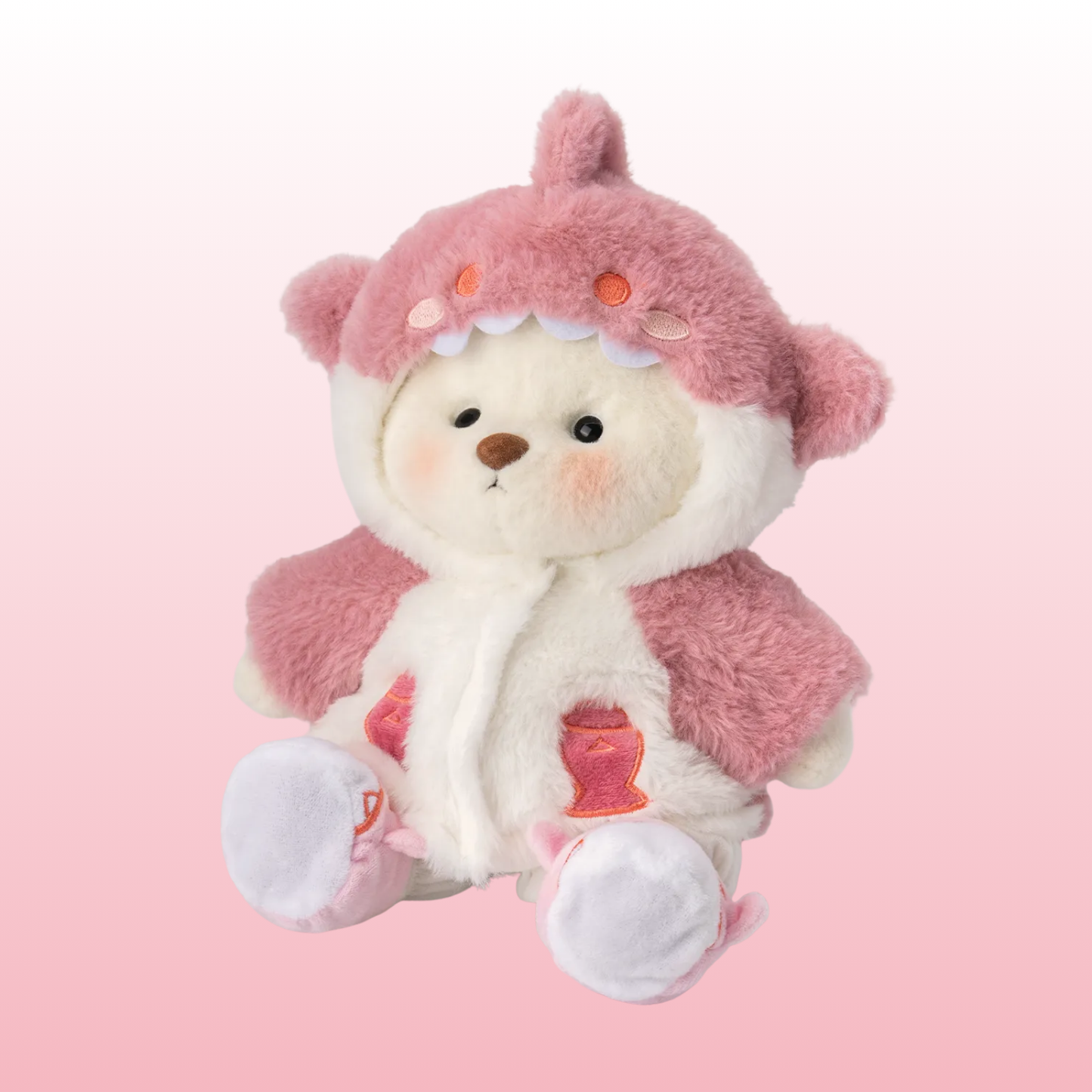 Puffy Tibu Rosa | Adorable Osito Hecho a Mano