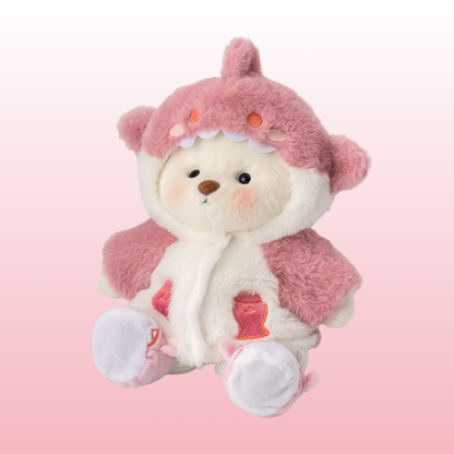 Puffy Tibu Rosa | Adorable Osito Hecho a Mano