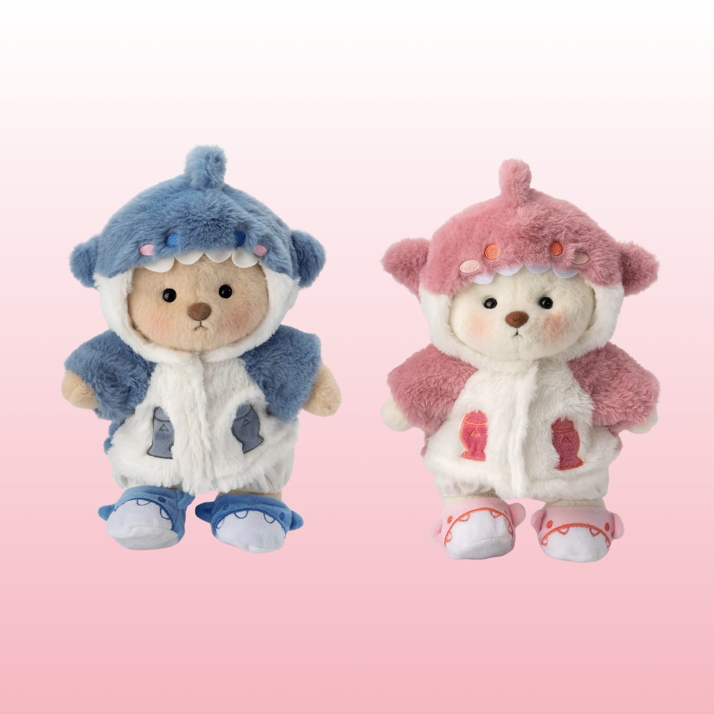 Pack Puffy Tibu | Rosa y Azul Combinados