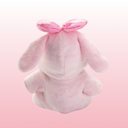 Puffy Pink Love | Adorable Osito Hecho a Mano
