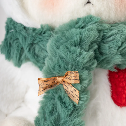 Puffy Muñeco de Nieve | Adorable Osito Navidad Hecho a Mano