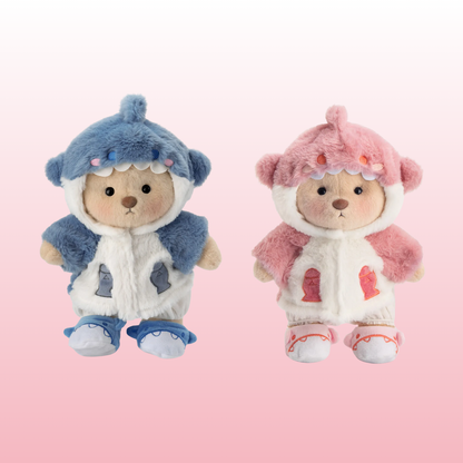 Pack Puffy Tibu | Rosa y Azul Combinados