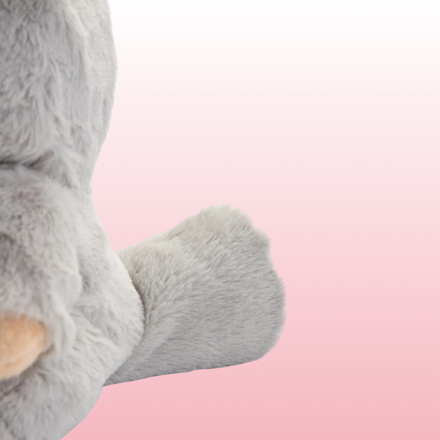 Puffy Ratón Gris | Adorable Osito Hecho a Mano