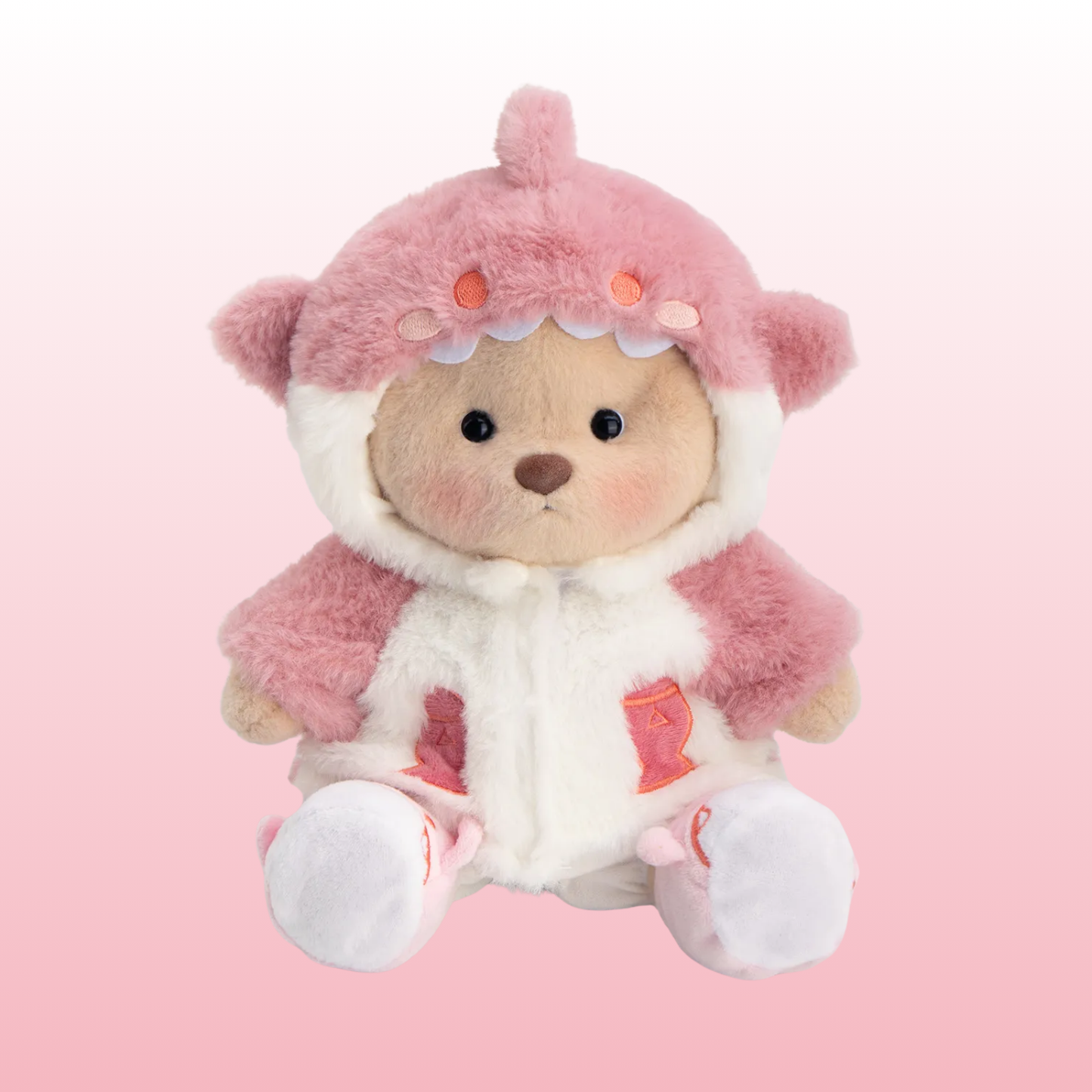 Puffy Tibu Rosa | Adorable Osito Hecho a Mano