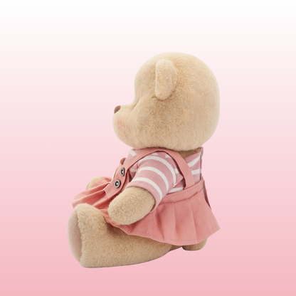 Puffy Bear Vestido Rosa | Adorable Osito Hecho a Mano