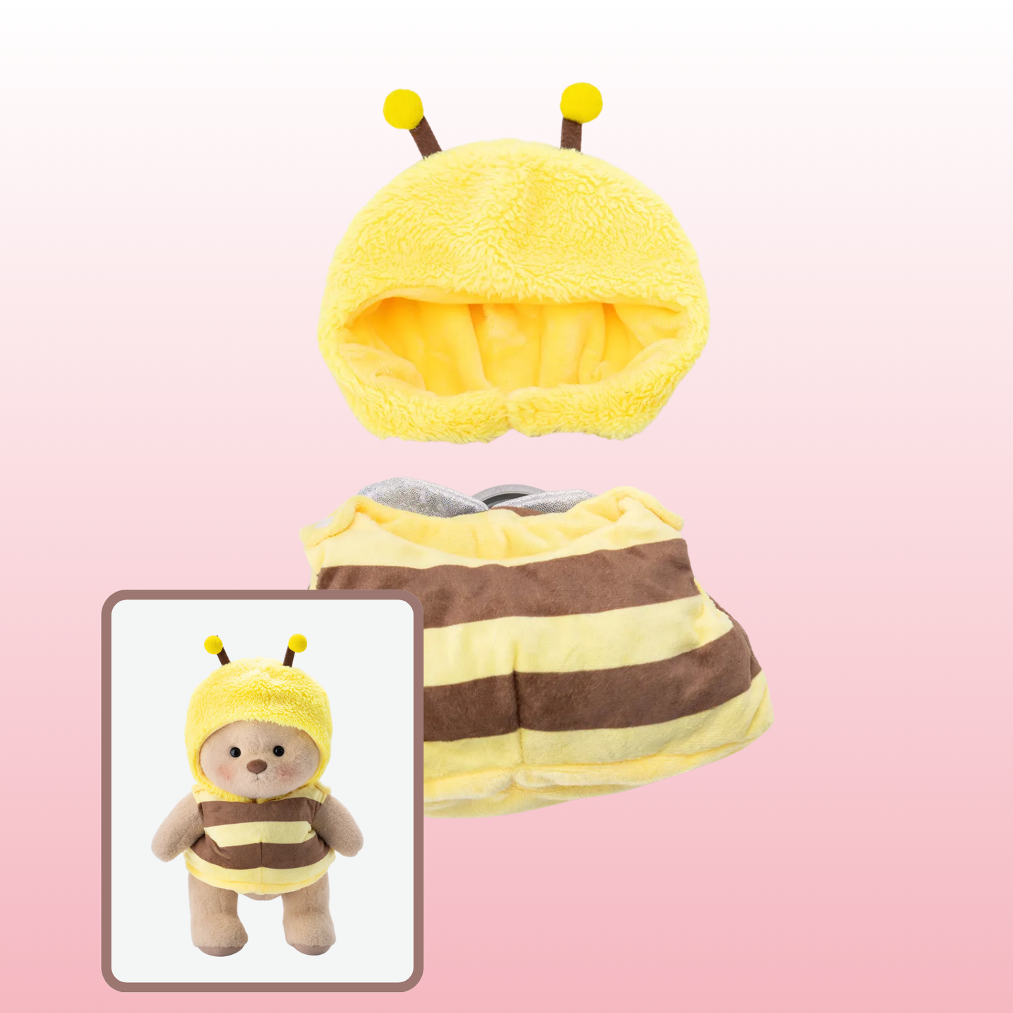 Puffy Abeja | Adorable Osito Hecho a Mano