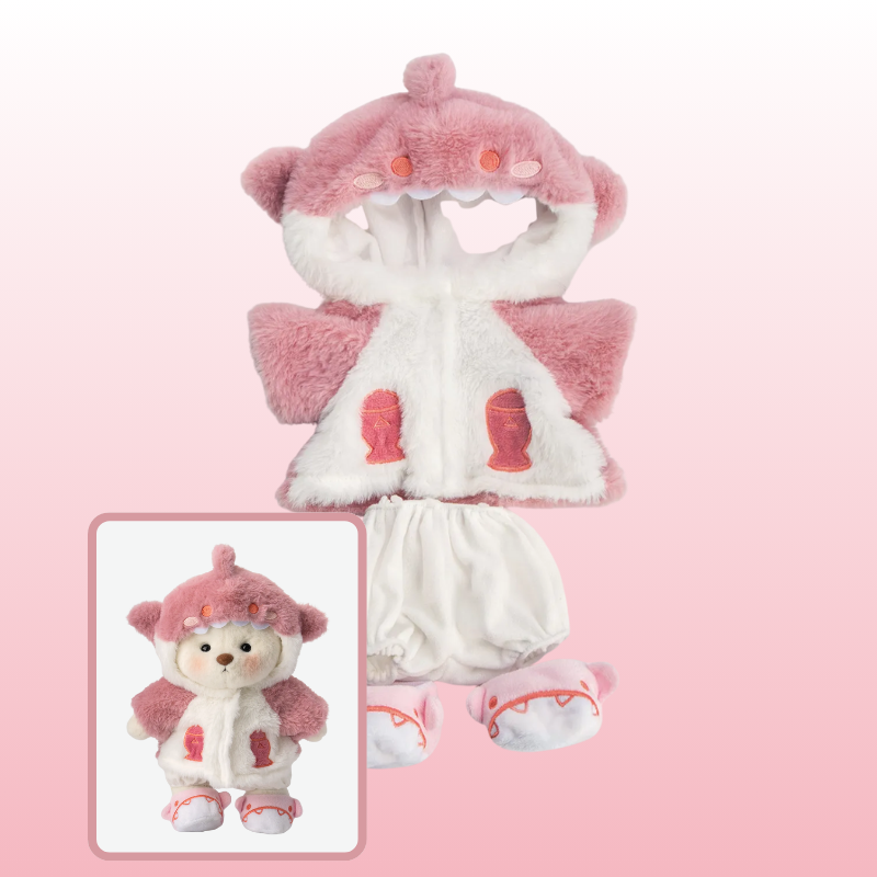 Puffy Tibu Rosa | Adorable Osito Hecho a Mano