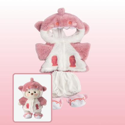 Puffy Tibu Rosa | Adorable Osito Hecho a Mano